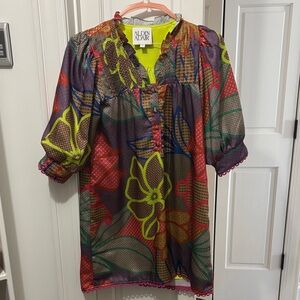 Alden Adair floral Lori dress NWT